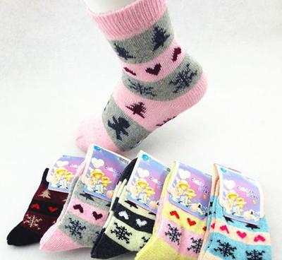 【圣誕樹系列兒童羊毛襪批發(fā) 加厚保暖不扎腳 冬季必備襪】價(jià)格_廠家_圖片 -