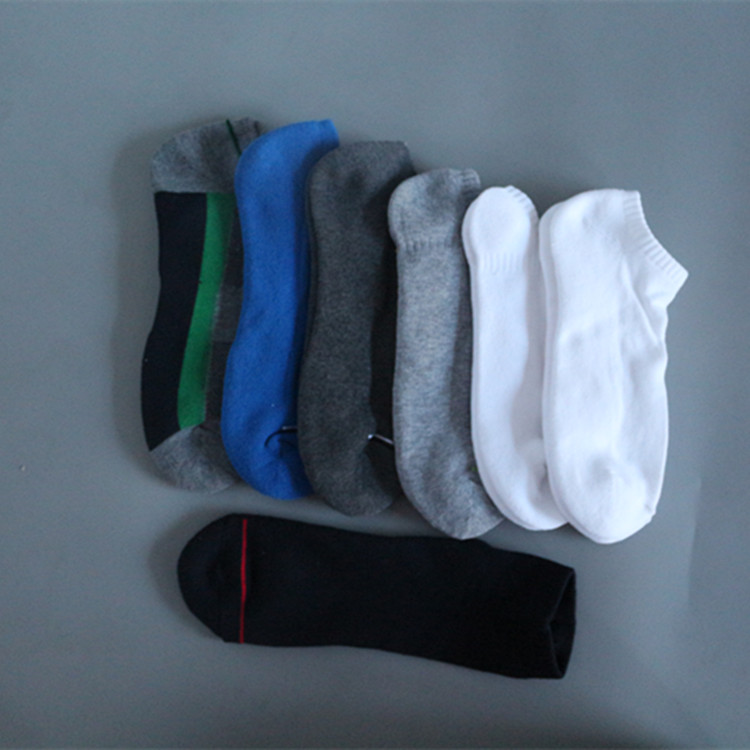 多款外貿(mào)原單短筒加厚毛巾底男襪子運動襪純色毛圈襪純棉短襪特價